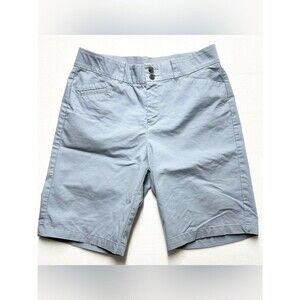 Dockers Women’s Size 10 Gray Stretch Shorts – 11” Inseam Favorite Fit
